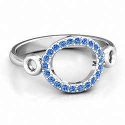Personalised Accented Karma Ring - Handcrafted By Name My Rings™