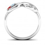 Personalised Double the Love Infinity Ring - Handcrafted By Name My Rings™