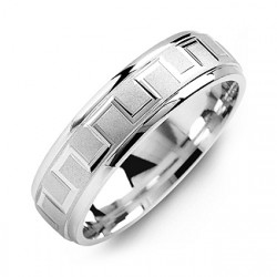 Personalised Eternal Greek Key Men's Ring - Handcrafted By Name My Rings™