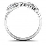 Personalised Faith Infinity Ring - Handcrafted By Name My Rings™