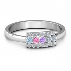 Personalised Layers Of Light Ring - Handcrafted By Name My Rings™