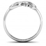 Personalised Love Infinity Ring - Handcrafted By Name My Rings™