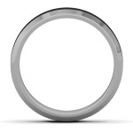 Personalised Men's Black Carbon Fiber Inlay Polished Tungsten Ring - Handcrafted By Name My Rings™ Personalised Men's Black Carbon Fiber Inlay Polished Tungsten Ring - Handcrafted By Name My Rings™