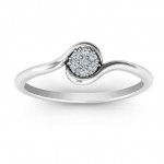 Personalised Modern Flair Ring - Handcrafted By Name My Rings™
