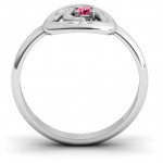 Personalised Swirling Desire Ring - Handcrafted By Name My Rings™