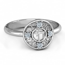 Personalised Chai Filigree Ring - Handcrafted By Name My Rings™