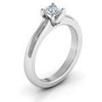 Personalised Simply Solitaire Ring - Handcrafted By Name My Rings™