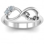 Personalised Trust Infinity Ring - Handcrafted By Name My Rings™