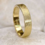 Personalised Mens Wedding Ring , Urban Finish - Handcrafted By Name My Rings™