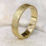 Personalised Mens Wedding Ring , Urban Finish - Handcrafted By Name My Rings™