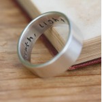 Personalised Pure And Simple Personalised Mens Ring - Handcrafted By Name My Rings™