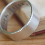 Personalised Pure And Simple Personalised Mens Ring - Handcrafted By Name My Rings™