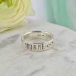 Personalised Couples Personalised Band - Handcrafted By Name My Rings™