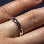 Personalised Halo Wedding Band - Handcrafted By Name My Rings™