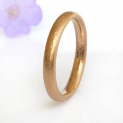 Personalised Hammered Comfort Fit Wedding Ring, - Handcrafted By Name My Rings™