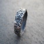 Personalised Rocky Outcrop Ring - Handcrafted By Name My Rings™