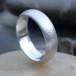 Personalised Mens Hammered Ring - Handcrafted By Name My Rings™