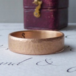Personalised Mars Mens Fairtrade Wedding Ring - Handcrafted By Name My Rings™