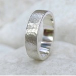 Personalised Mens Hammered Ring, Or - Handcrafted By Name My Rings™