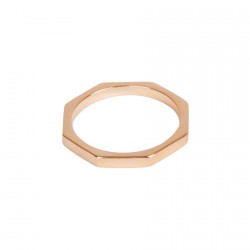 Personalised Octagon Bolt Ring - Handcrafted By Name My Rings™
