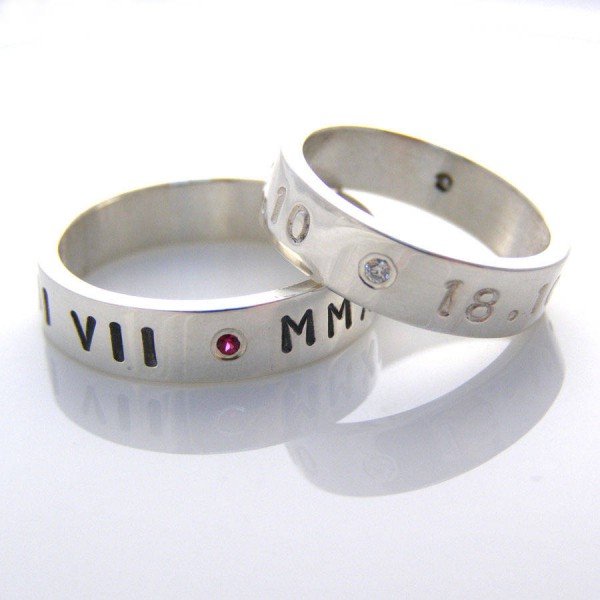Personalised Personalised Ring For Couple - Handcrafted By Name My Rings™