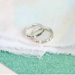 Personalised Script Ring For Couples - Handcrafted By Name My Rings™