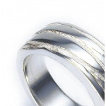 Personalised Texture Bound Ring - Handcrafted By Name My Rings™